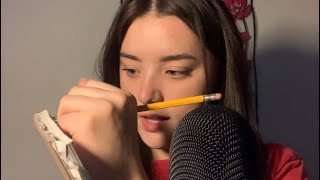 ASMR  Sketching you 🎨✍️ in my art salon [upl. by Viddah702]