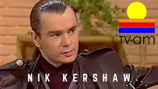 Nik Kershaw Interview TVAM 1989 [upl. by Ecyac75]