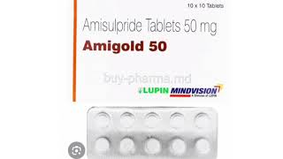 Amigold 50 Tablets Amisulpride Tablets 50 mg [upl. by Nellaf]