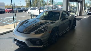 First Porsche 718 Cayman GT4 RS Manthey Kit in St Louis [upl. by Ylac]