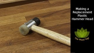 Making a Quick Replacement Hammer Head  Tool Repair Hack [upl. by Synn]