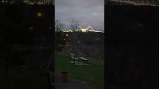 Malden Park view point gordiehowebridge ambassadorbridge Windsor ontario canada [upl. by Dilks440]