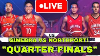 PBA GINEBRA VS NORTHPORT❗QUARTER FINALS 1ST GAME❗Ginebra Binago LINE UP❗PREVIEW ❗ [upl. by Pelaga641]