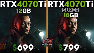 RTX 4070 Ti vs RTX 4070 Ti Super  Tested in 15 games [upl. by Ecinhoj307]