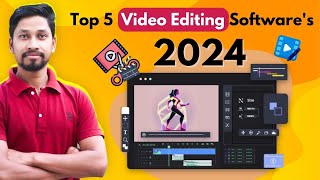 Top 5 Video Editing👍Software in 2024  Best Video Editing software For PC  Professional Editing💥 [upl. by Neelcaj3]