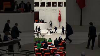 Turkish MP Suffers Heart Attack During Speech to Parliament [upl. by Ailis]