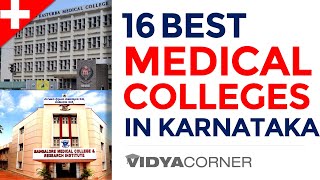 16 Best Medical Colleges in Karnataka with Ranking  Best Known for its Results amp Infrastructure [upl. by Salb911]