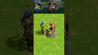 Gaia vs Prometheus Age of Mythology Retold Shorts [upl. by Aniaz]