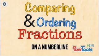 Compare Fractions on a Numberline [upl. by Schinica]