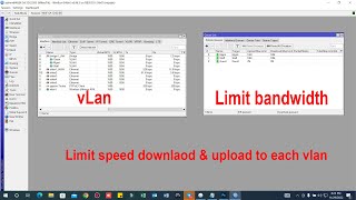 How to limit speed for each vlan in Mikrotik Router [upl. by Gervais]