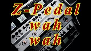 ZPedal parte 2 Wah Wah na zoom G5 [upl. by Neleb]