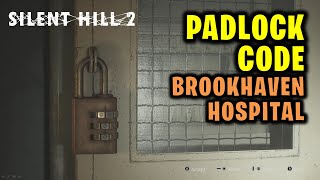 Padlock Code  Brookhaven Hospital Reception Office  Silent Hill 2 Remake [upl. by Rolph380]