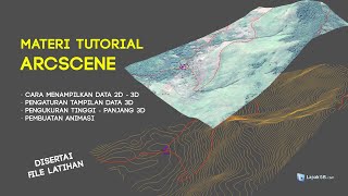 Tutorial Lengkap Visualisasi 3D ArcScene  ArcGIS [upl. by Alverson]