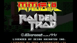 Mega Drive Longplay 278 Raiden Trad [upl. by Rector49]