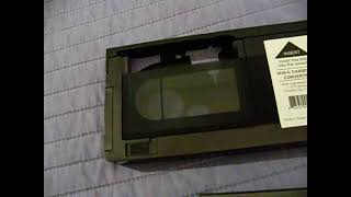 How To Watch VHSC Format Tapes On A Regular VCR Without The Camcorder [upl. by Kerr571]