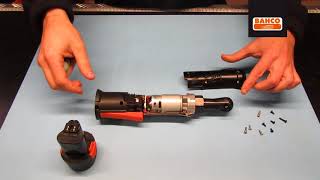 BCL31R1 cordless mini ratchet disassembly video guide [upl. by Eanar]