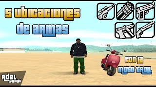 5 Ubicaciones De Armas En Gta San Andreas  AdelLoquendo [upl. by Herring]