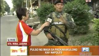 WATCH Doris Bigornia talks to guards at Fort Sto Domingo [upl. by Erdnoid]