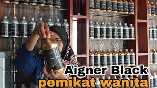 Aroma Aigner black  parfum Refill pria terlaris [upl. by Ssenav]