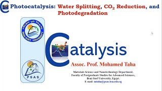 CAT13 Photocatalysis Water splitting CO2 Reduction and Photodegradation [upl. by Emirak]