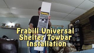 Frabill Universal Ice Shelter Tow Bar Installation [upl. by Hey]