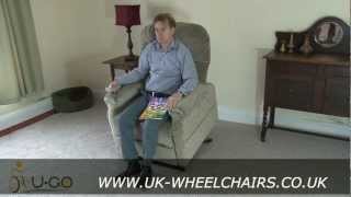 Rise amp recliner chairs demonstration from UGO Healthcare [upl. by Reginnej]