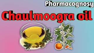 Pharmacognosy of Chaulmoogra oil [upl. by Aietal]