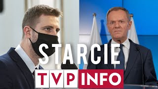 Miłosz Kłeczek z TVP INFO kontra Donald Tusk Zdrajcy i agenci SB [upl. by Artina]