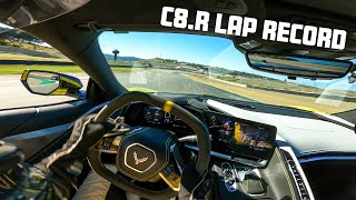 2022 CORVETTE C8R SETS RECORD AT LAGUNA SECA HOT LAP ft ZL1 1LE amp more [upl. by Burg]