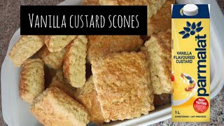 Vanilla custard scones recipe  south African scones recipe [upl. by Odnomra2]