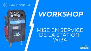 Mise en service et première transfert de réfrigérant avec la station de clim W134 [upl. by Onirefes]