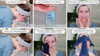 How to use CeraVe Renewing SA Cleanser [upl. by Lerej]