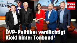 ÖVPPolitiker verdächtigt Kickl hinter Tonband I kronetv KATIA WAGNER [upl. by Adlev]