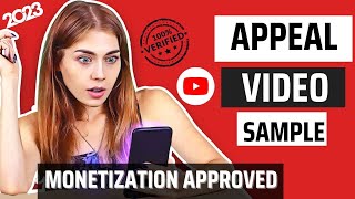 Appeal Video Sample 2023 How to Successfully Appeal for YouTube Monetization  Reused Content issue [upl. by Koren]