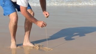 How to Catch beach worms for bait  The Hook and The Cook [upl. by Yarazed232]