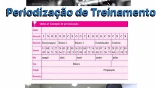 COMO MONTAR A PLANILHA DE PERIODIZAÇÃO DE TREINAMENTO PERIODIZAÇÃO DE TREINAMENTO [upl. by Adianes]