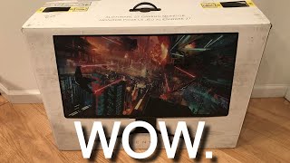 Alienware AW2721D Monitor Unboxing and Initial Impressions  1440p 240hz  WOW [upl. by Eyla]