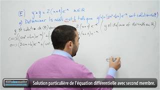 Équations différentielles avec second membre Exercice corrigé 6 Question 14 [upl. by Corley787]