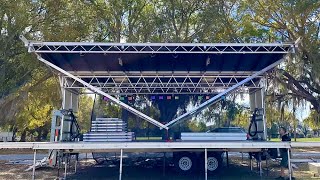 Stageline SL100 Roof Timelapse  Sumter County Fair [upl. by Ttocserp165]