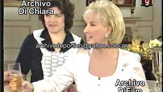 Norma Cabezas le dice a Mirtha Legrand que Yabran esta vivo 1998 DiFilm [upl. by Sicnarf694]