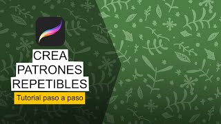 Cómo crear PATRONES REPETIBLES en Procreate [upl. by Pool447]