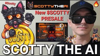 SCOTTY  SCOTTY THE AI TOKEN PRESALE CRYPTO COIN HOW TO BUY ScottyTheAI ETH ETHEREUM STAKE UNISWAP [upl. by Ellerret745]