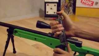 How to load the airsoft L96 Magazine [upl. by Haym]