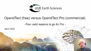 OpendTect versus OpendTect Pro Four valid reasons to go for Pro [upl. by Graham622]