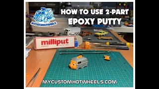 How to use 2 part epoxy putty on custom Hot Wheels [upl. by Nudnarb107]