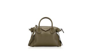 Givenchy Smooth Calfskin Small Soft Antigona Dark Khaki [upl. by Oah]