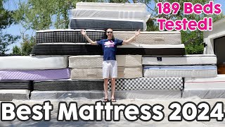 Best Mattress 2024  We Objectively Test 189 Mattresses [upl. by Llennor349]