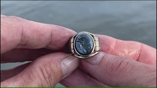 Beach Metal Detecting Incredible Rings from a Big Beach cut [upl. by Atteugram]