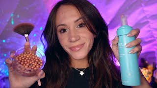 ASMR  Doing Your Skincare amp Makeup layered sounds personal attention [upl. by Sancho]