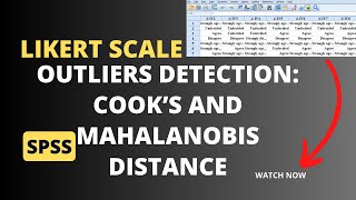 Outliers detection and treatment through Cook and Mahalanobis tests [upl. by Leund]